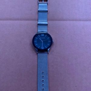 Silver and Blue Van Heusen modern stylist watch